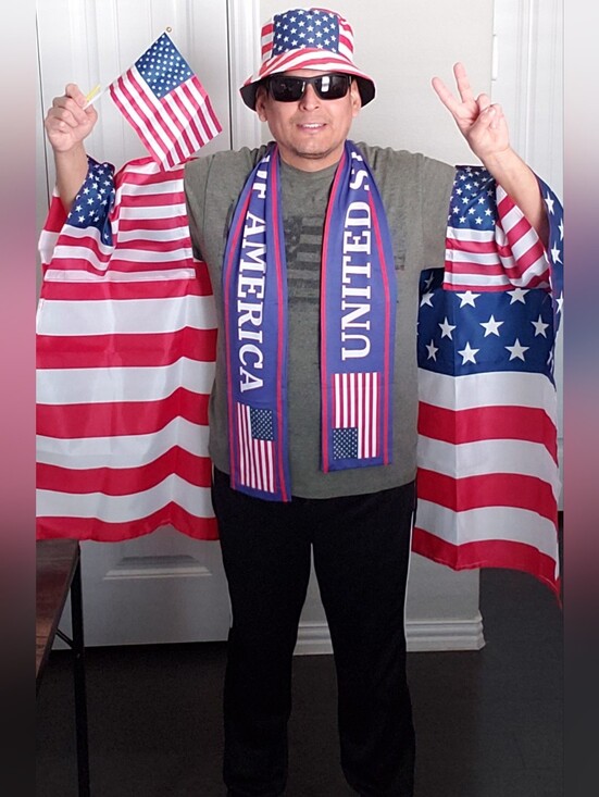 Other - USA 2026 World Cup soccer souvenir fan kit big flag scarf hat